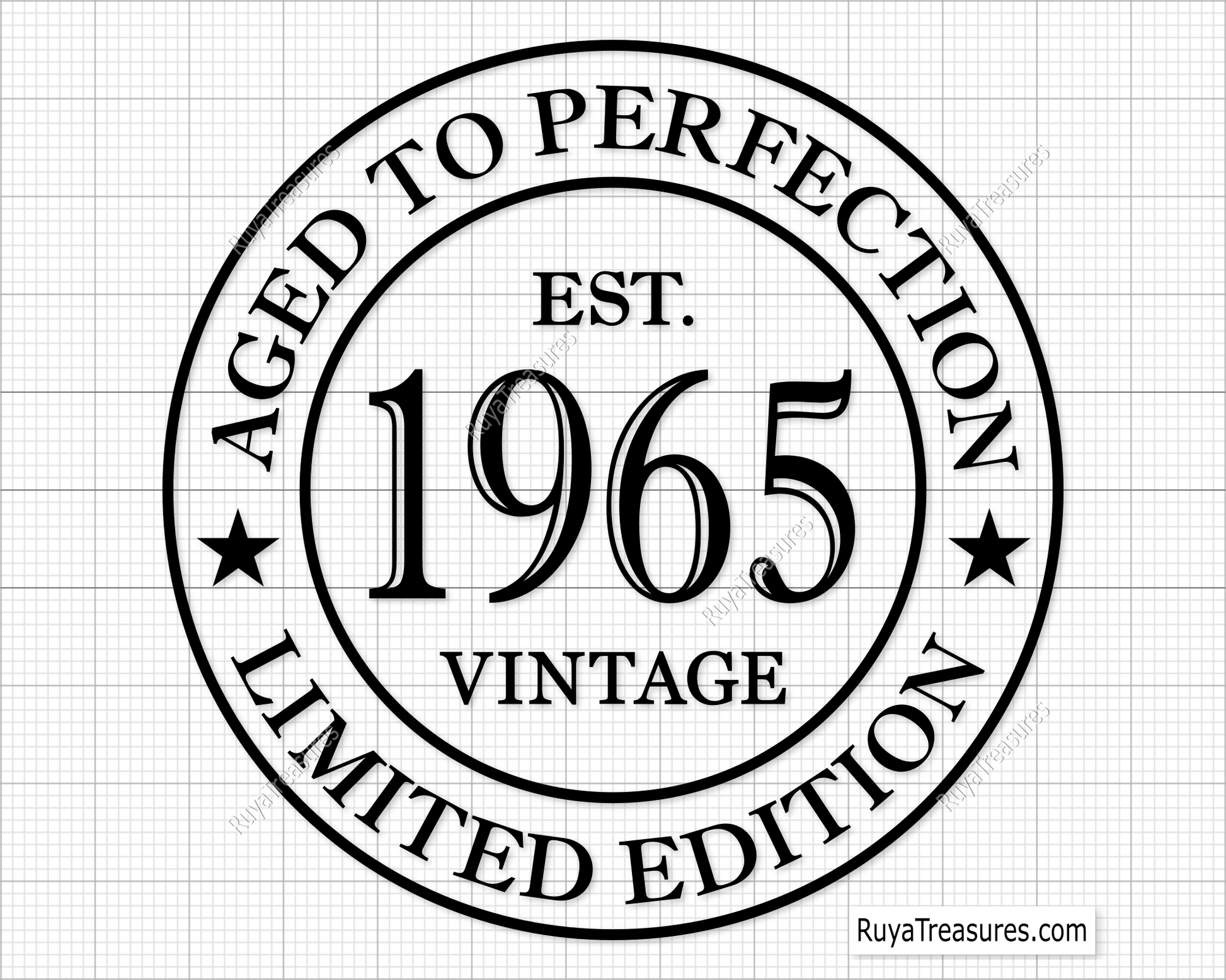 60th Birthday Aged to Perfection Svg 