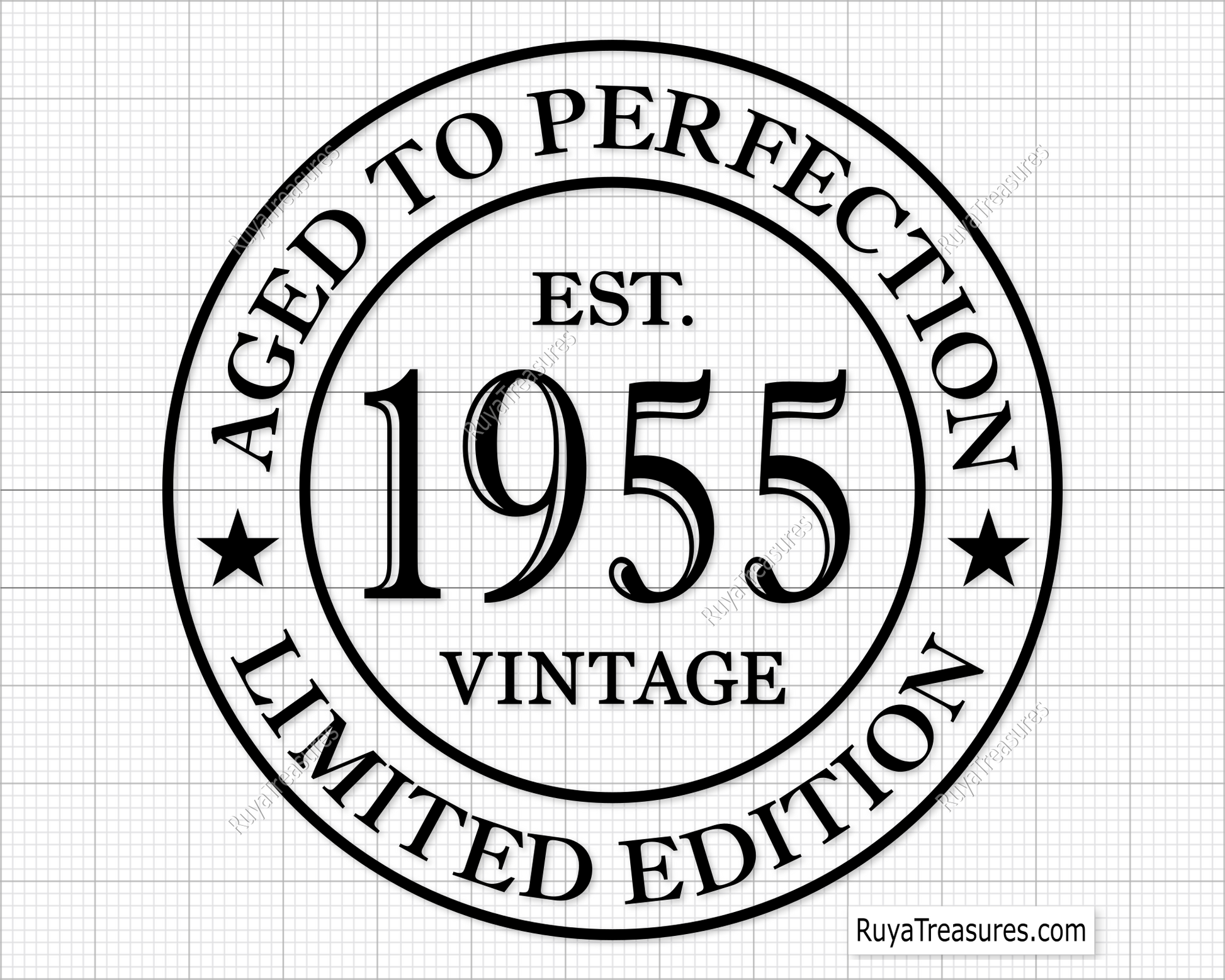 70th Birthday Aged to Perfection Svg