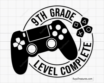 9th Grade Level Complete svg
