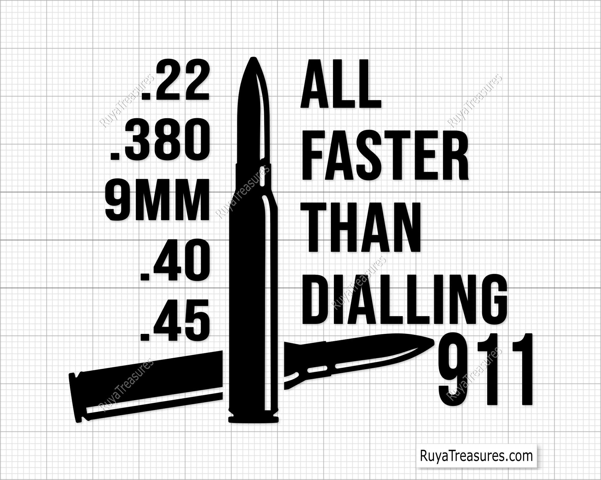 All Faster Than Calling 911 Svg