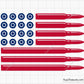 American Bullet Flag Svg Png