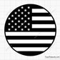 American Circle Flag Svg