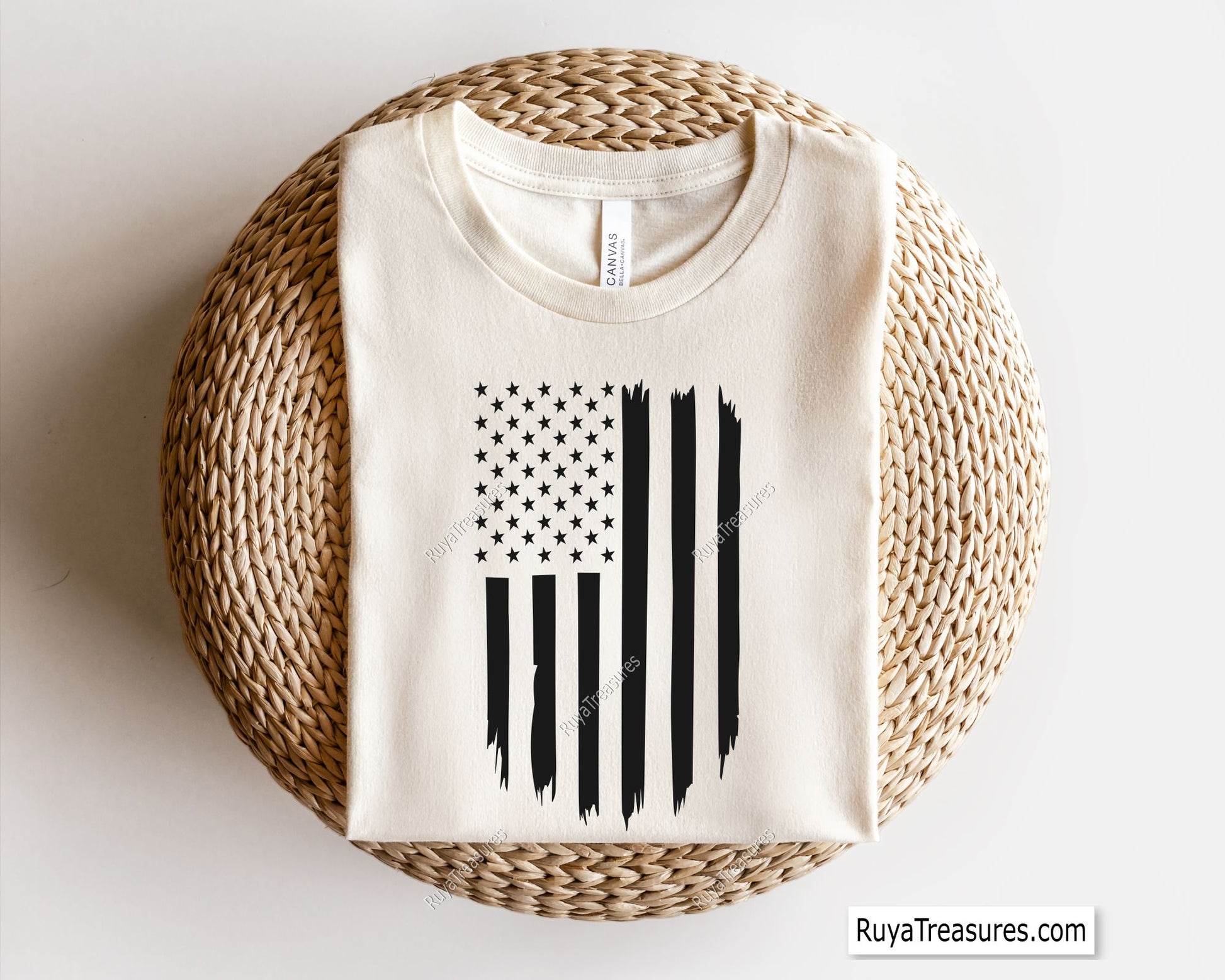 American Distressed Flag Svg