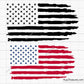 American Distressed Flag Svg