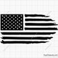 American Distressed Flag Svg