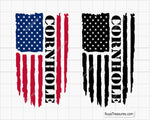American Flag Cornhole Svg Png