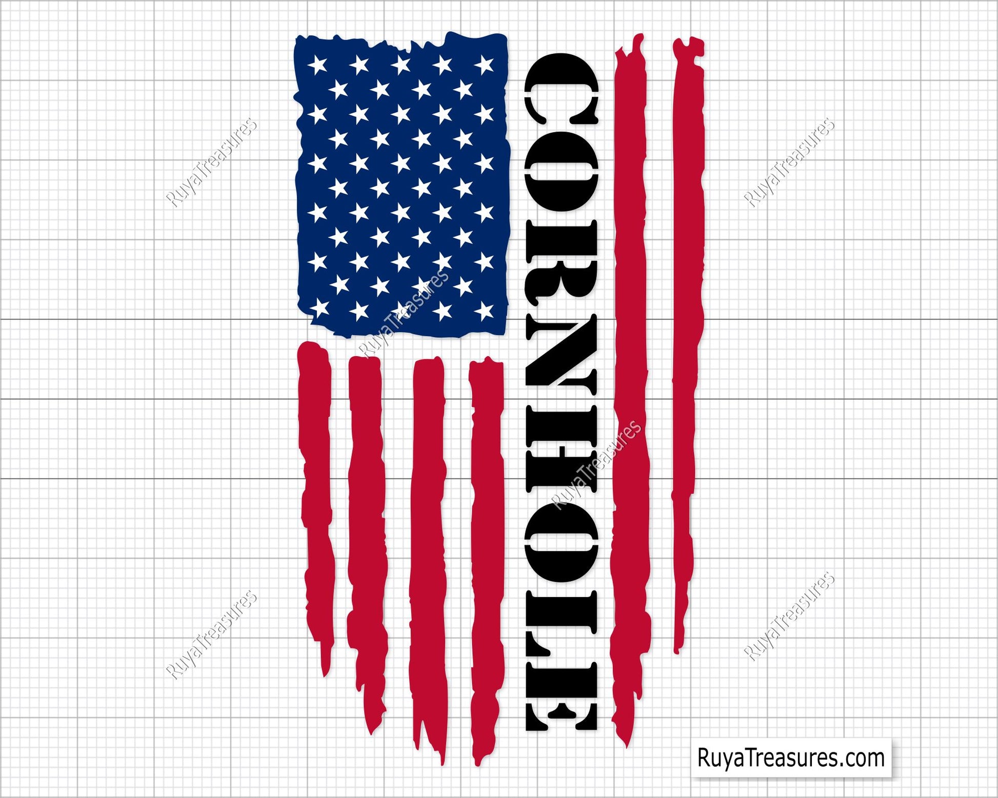 American Flag Cornhole Svg Png