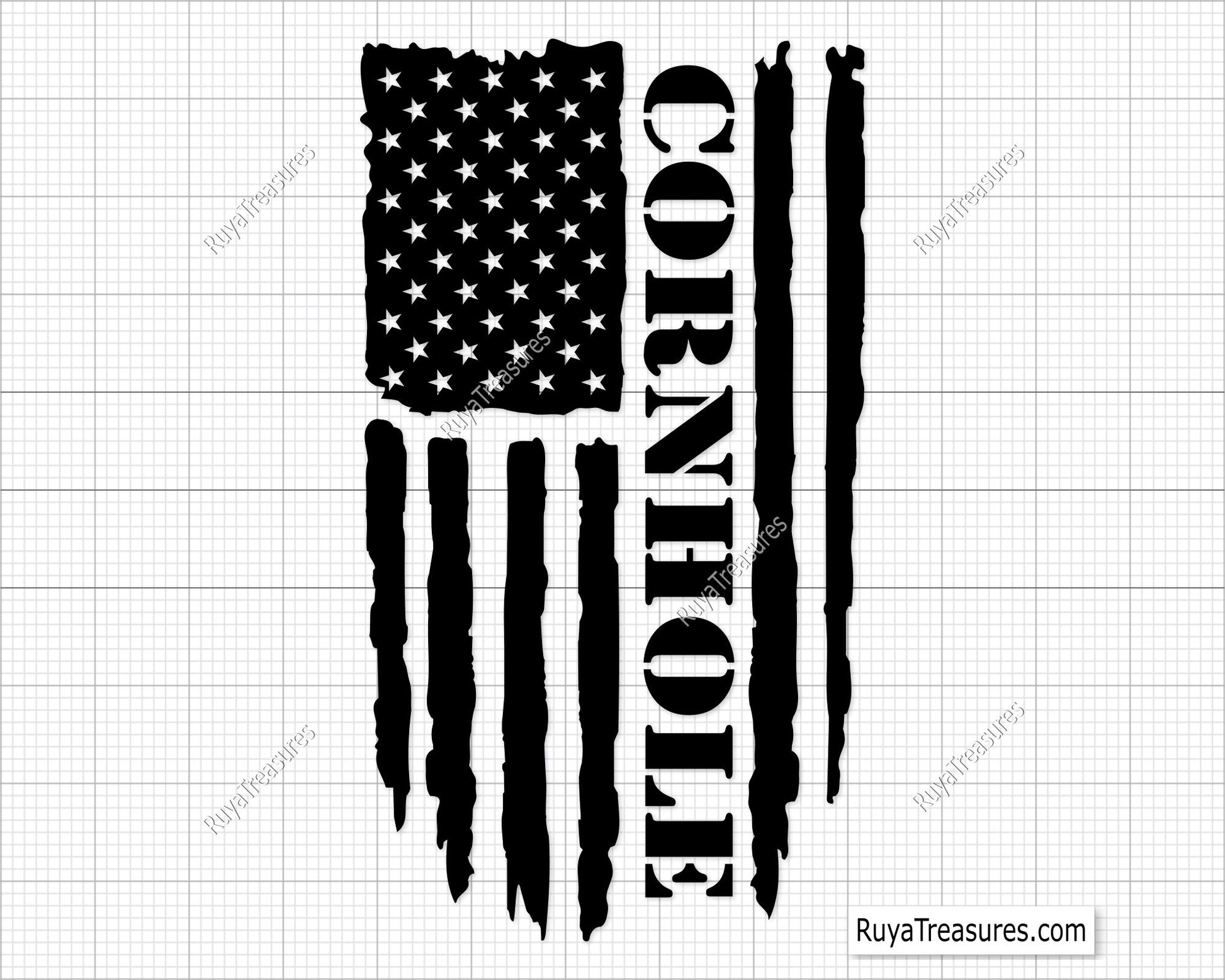 American Flag Cornhole Svg Png
