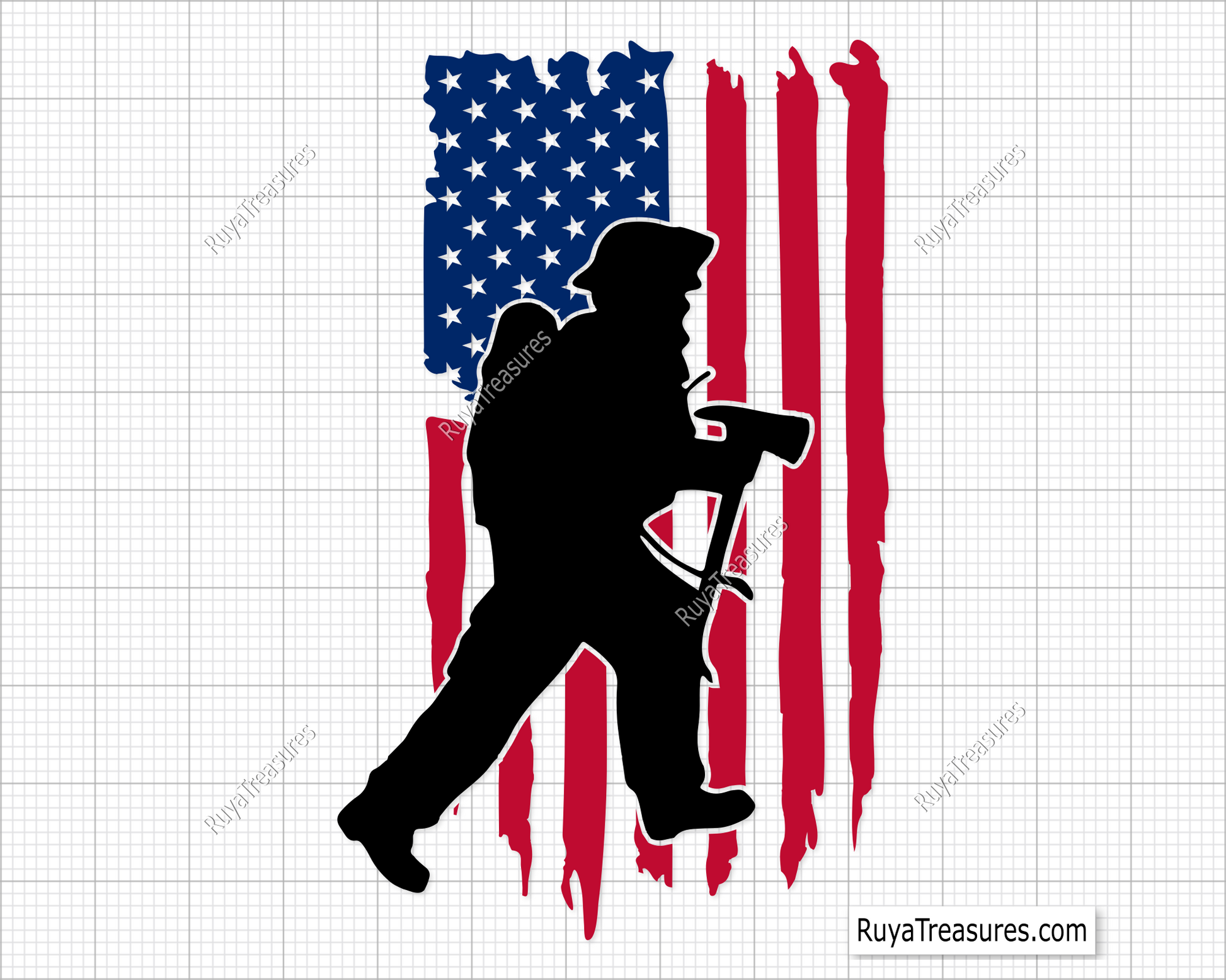 Firefighter svg
