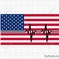 Flag Heartbeat Svg