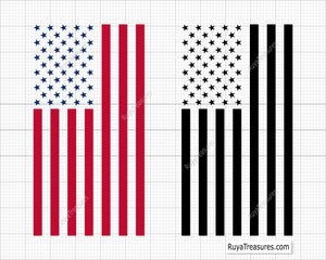 American Flag Svg