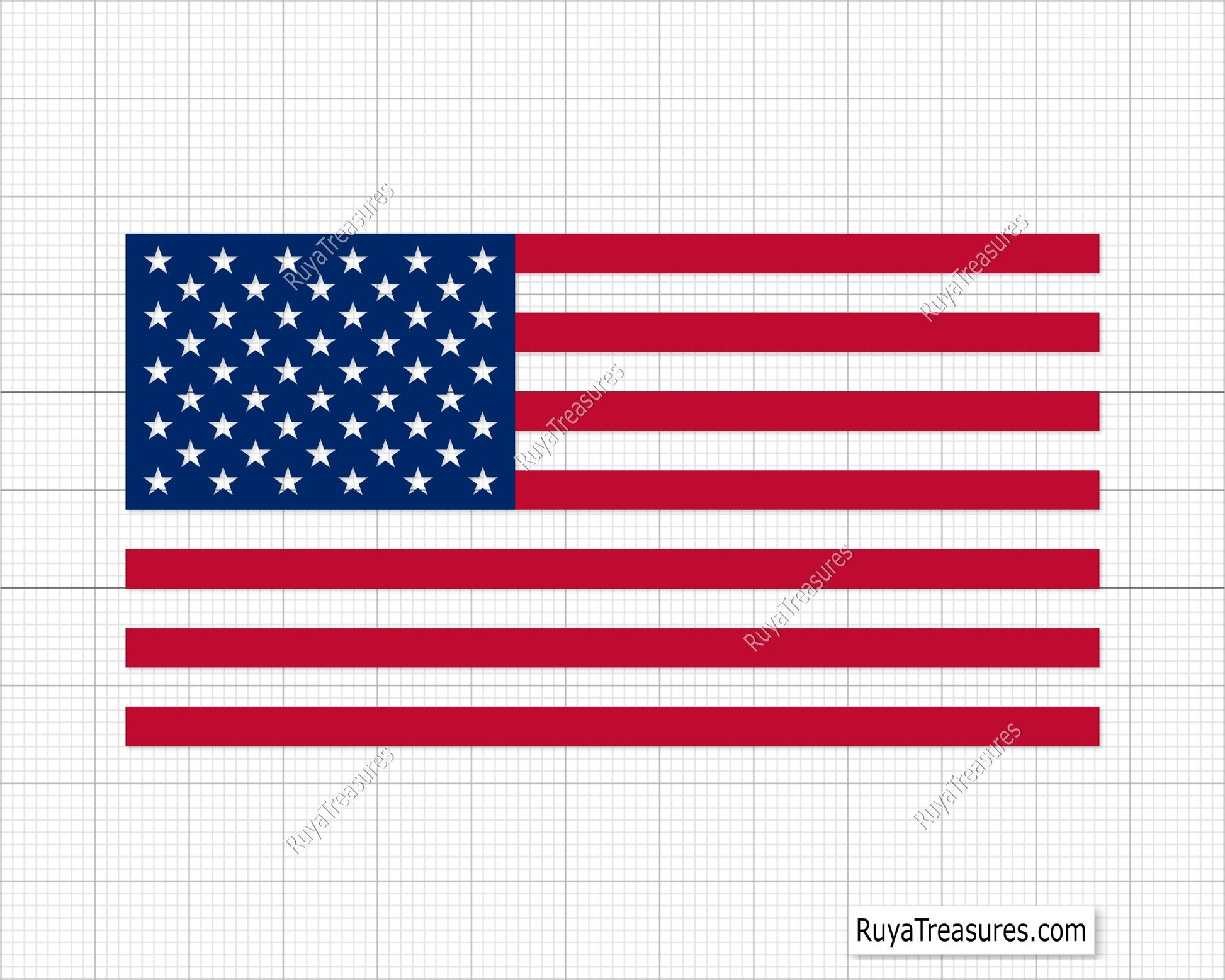 American Flag Svg