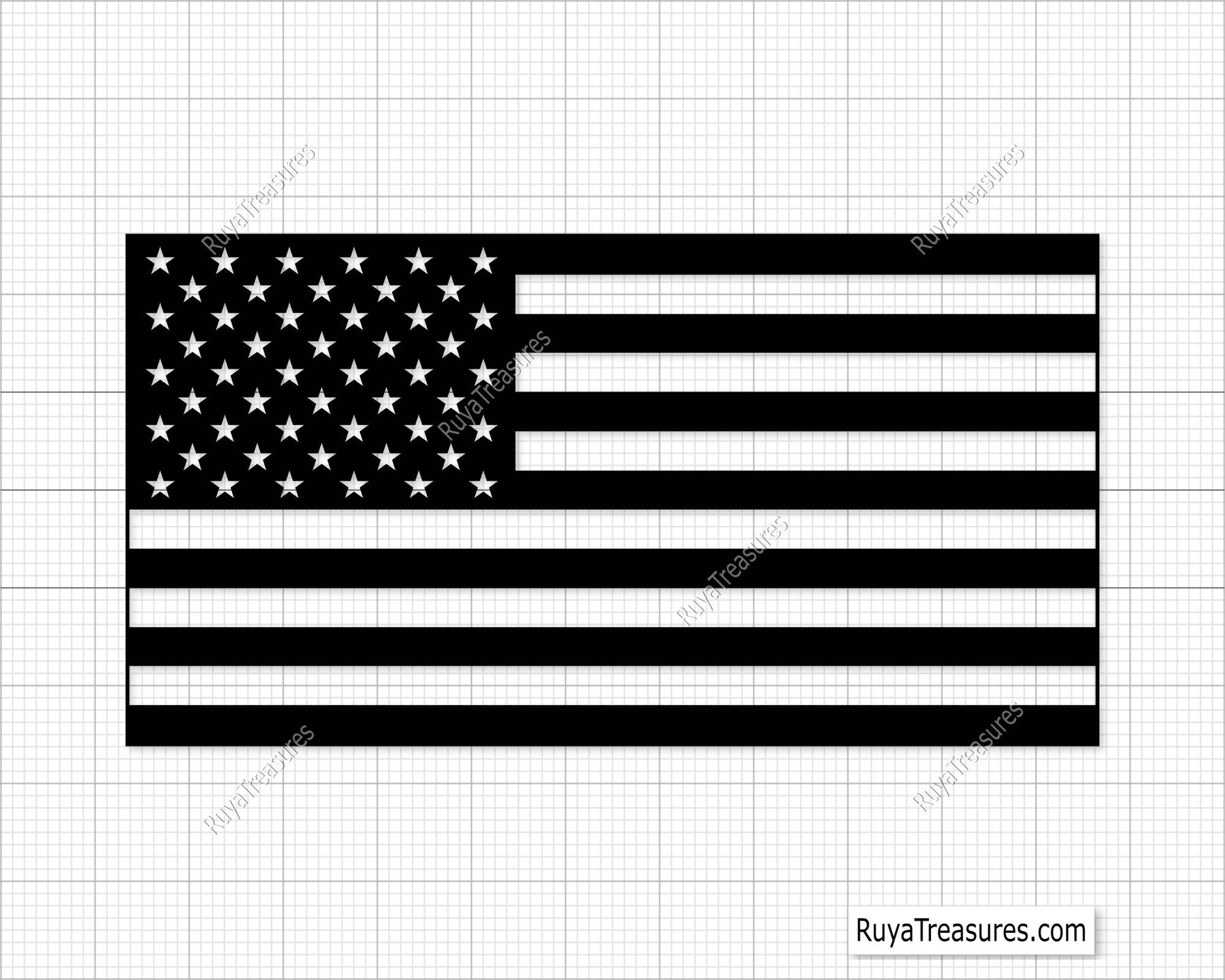 American Flag Svg