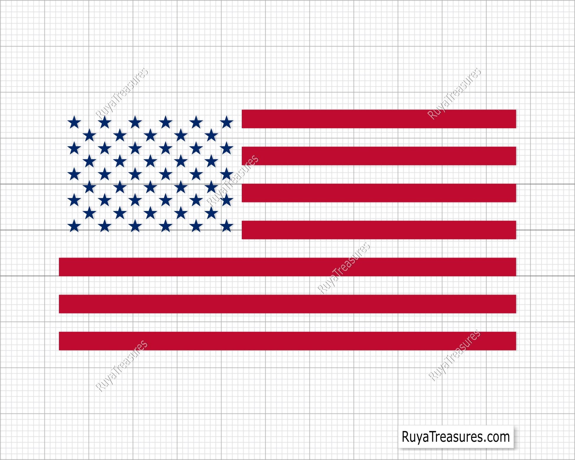 American Flag Svg