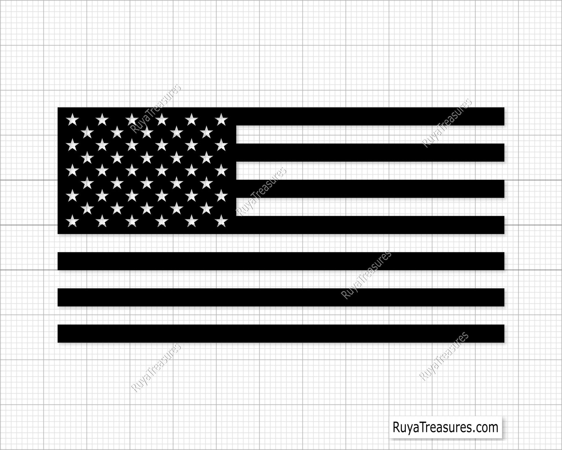 American Flag Svg
