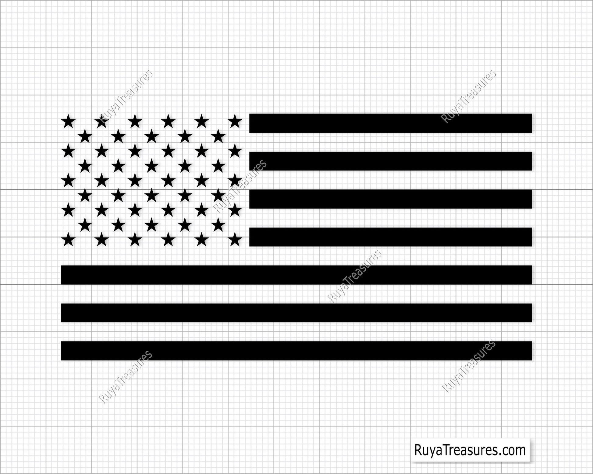 American Flag Svg