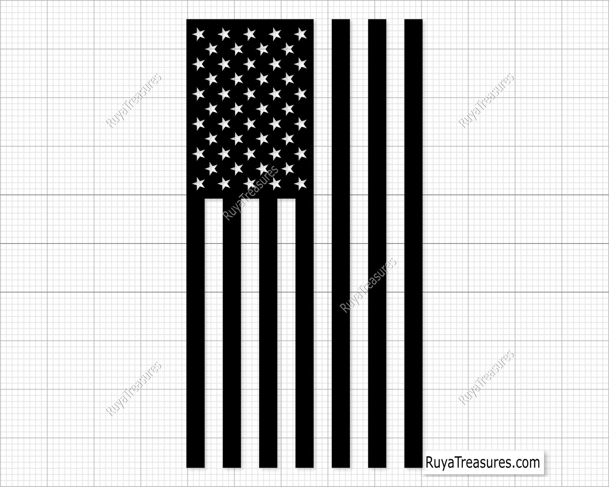 American Flag Svg