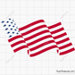 American Flag Waving svg 