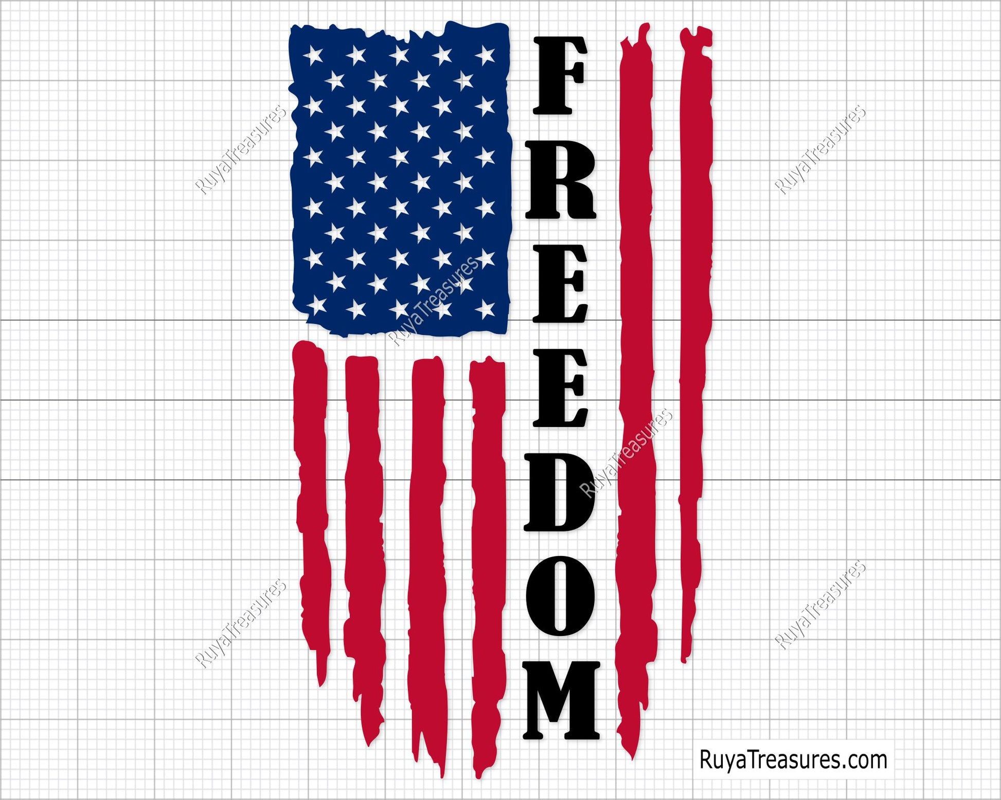 Freedom Flag SVG PNG