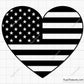 American Heart Flag Svg