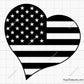 American Heart Flag Svg 
