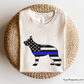 American K9 Thin Blue Line svg