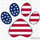 American Paws Svg