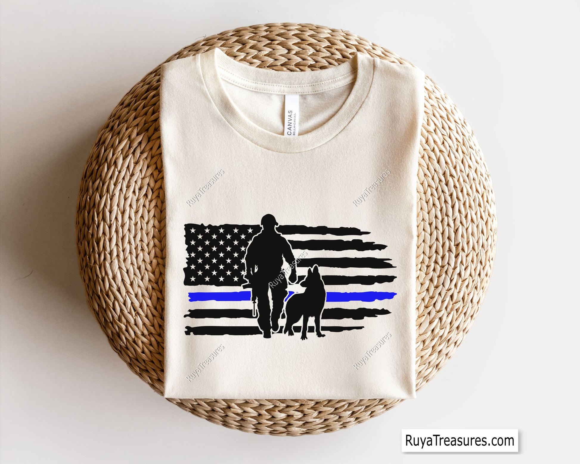American Police dog svg