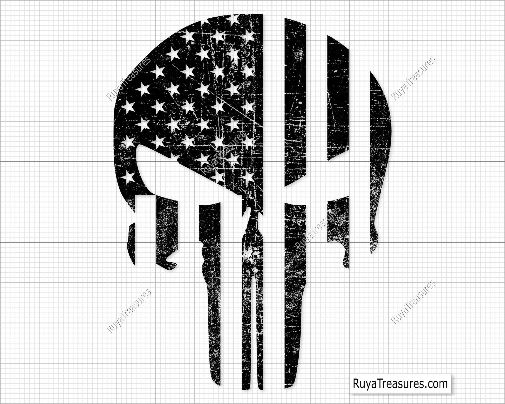American Punisher Skull We The People PNG