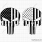 American Punisher Skull Svg