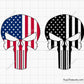 American Punisher Skull Svg