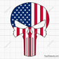 American Punisher Skull Svg