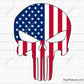 American Punisher Skull Svg