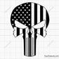 American Punisher Skull Svg