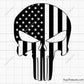 American Punisher Skull Svg