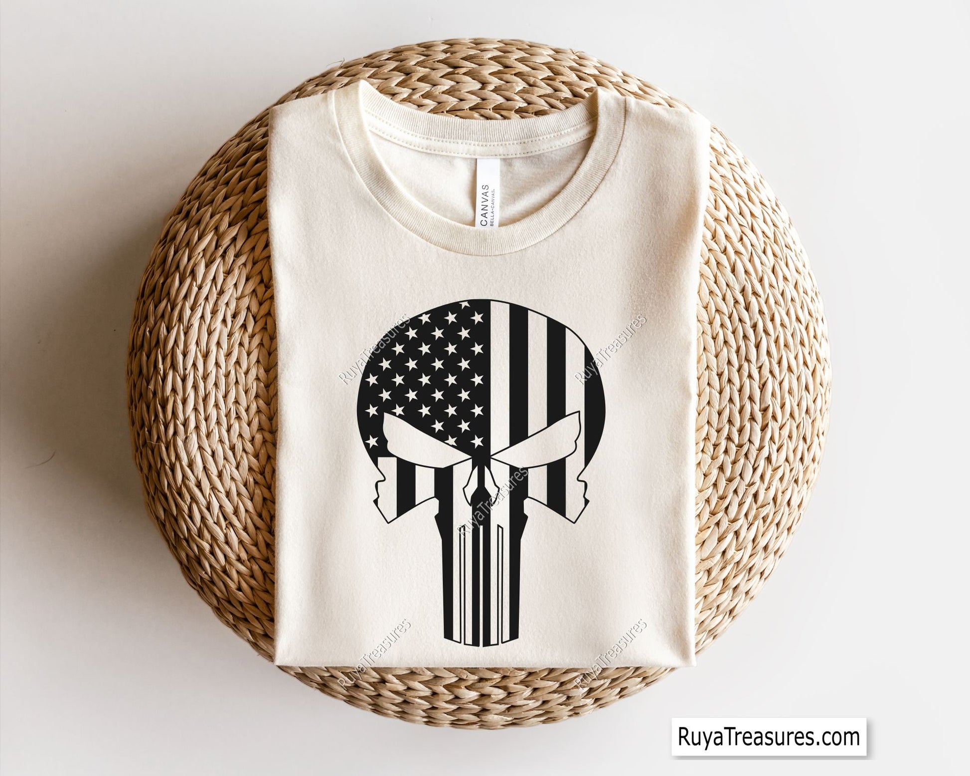 American Punisher Skull Svg