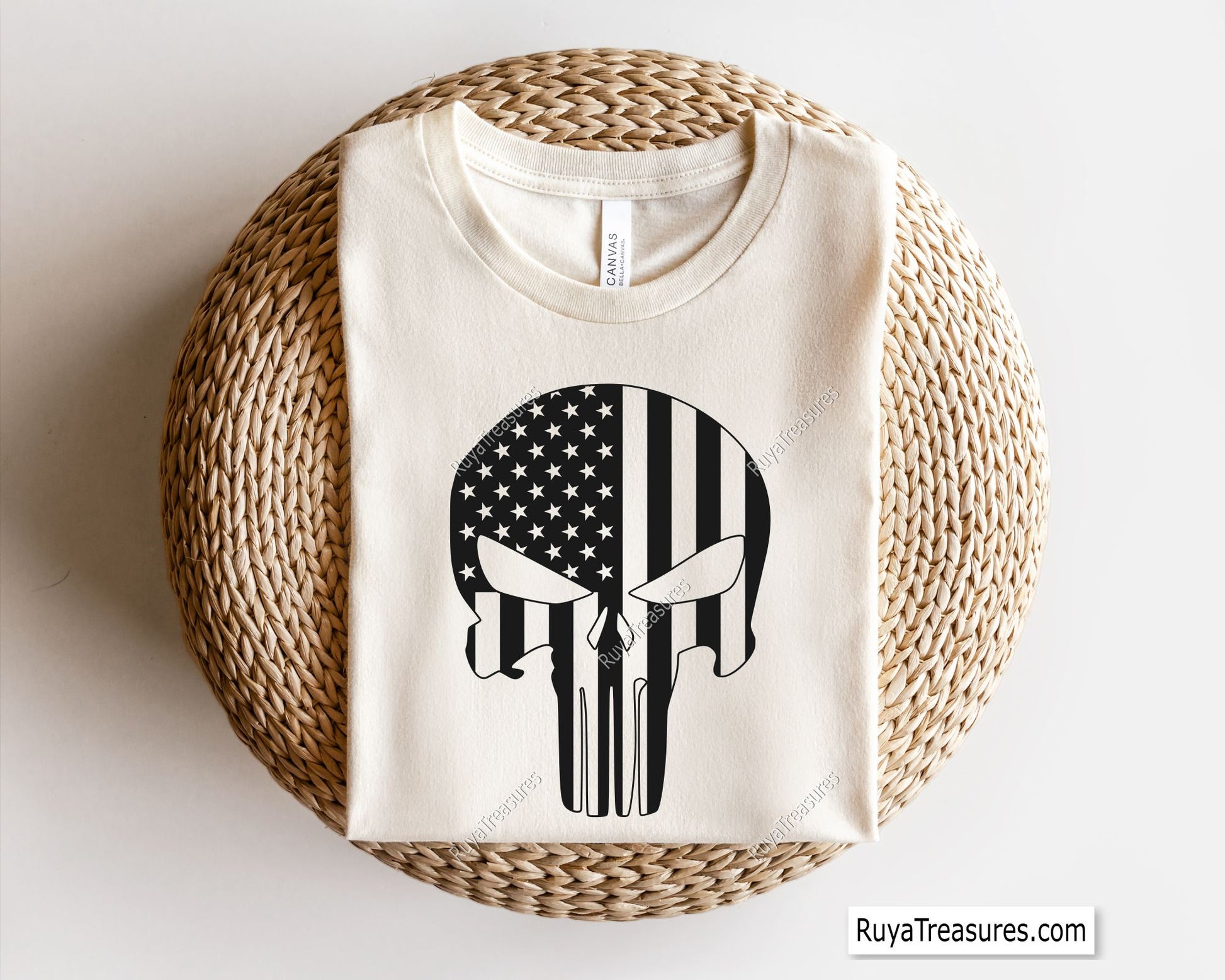 American Punisher Skull Svg