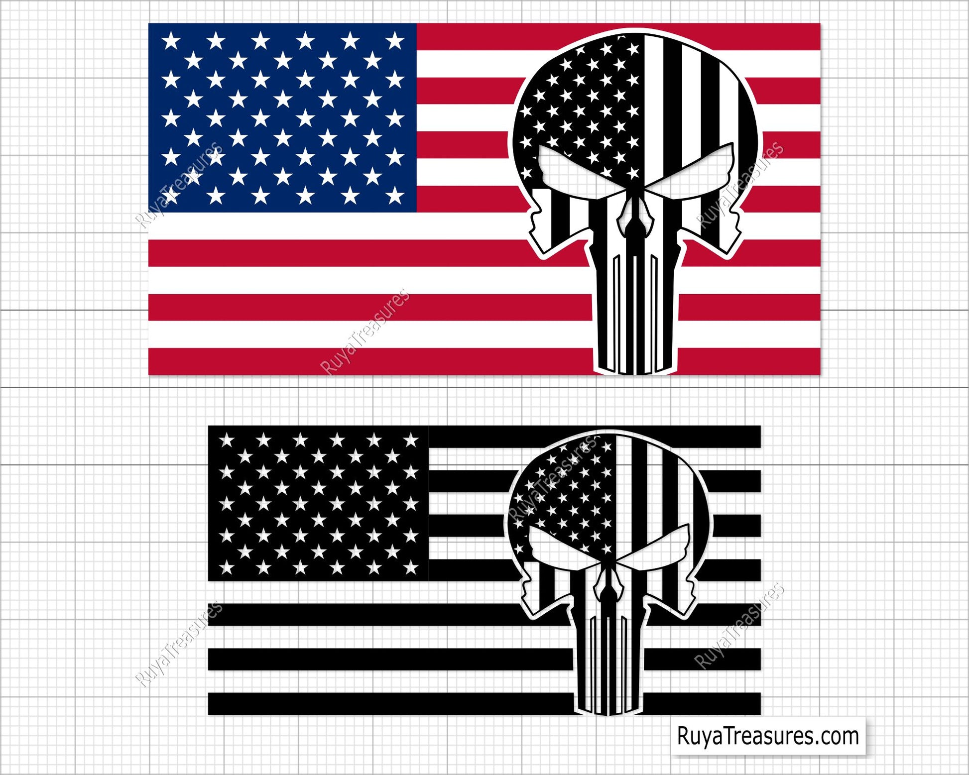 American Punisher Svg