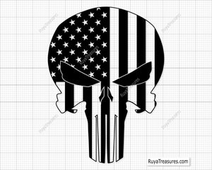 American Punisher Svg