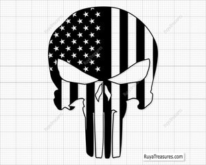 American Punisher Svg