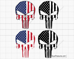 American Punisher Svg