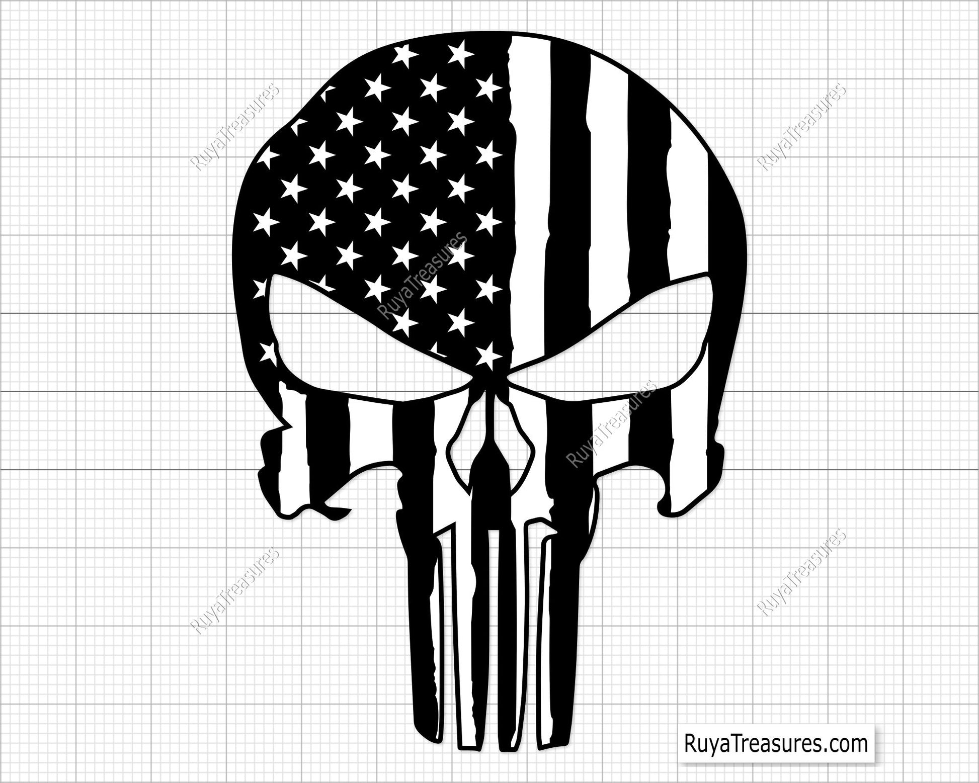American Punisher Svg