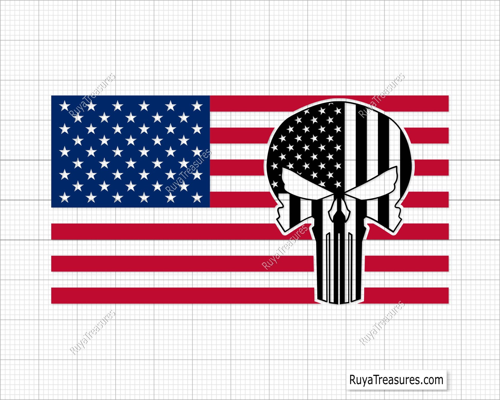 American Punisher Svg