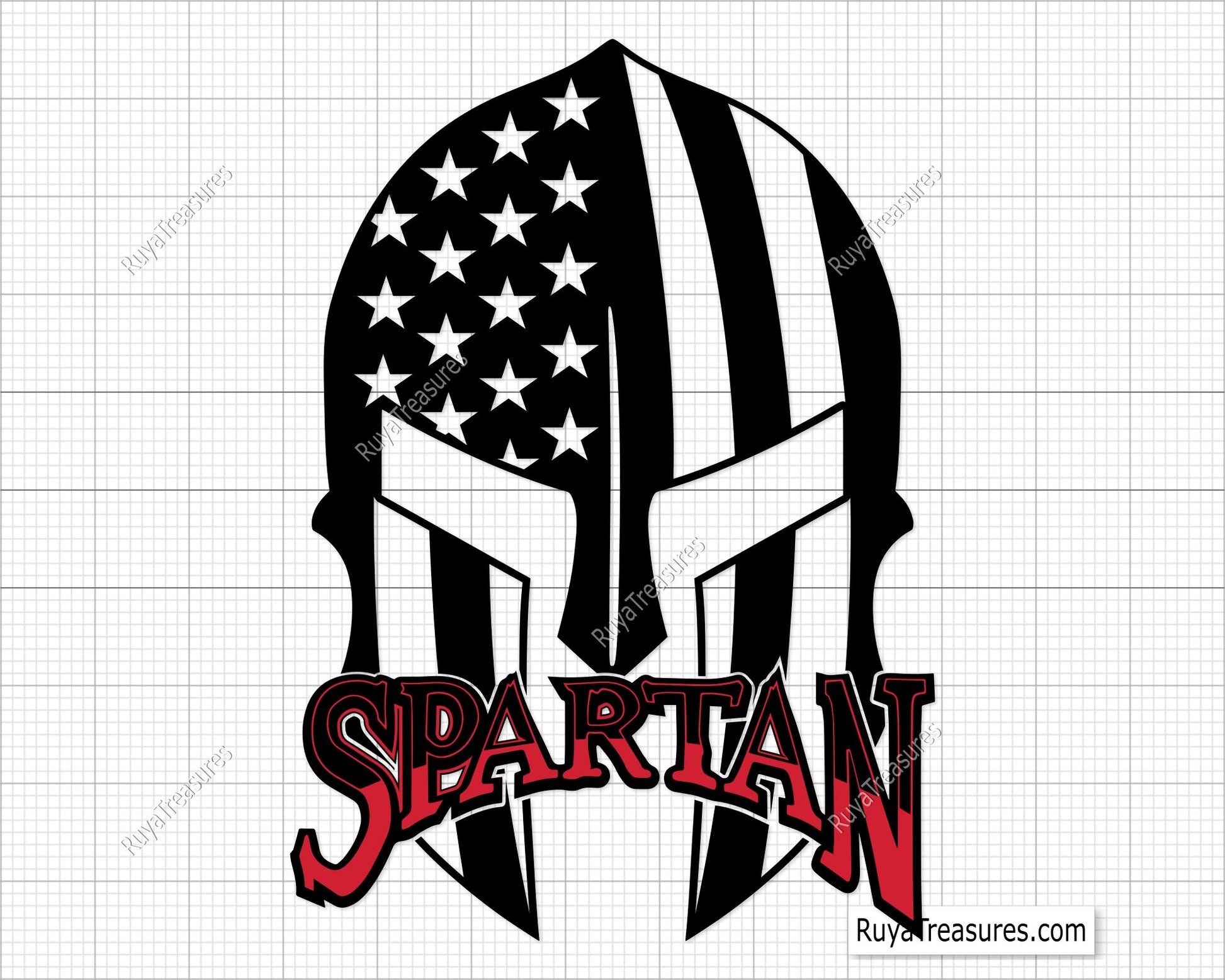 American Spartan svg