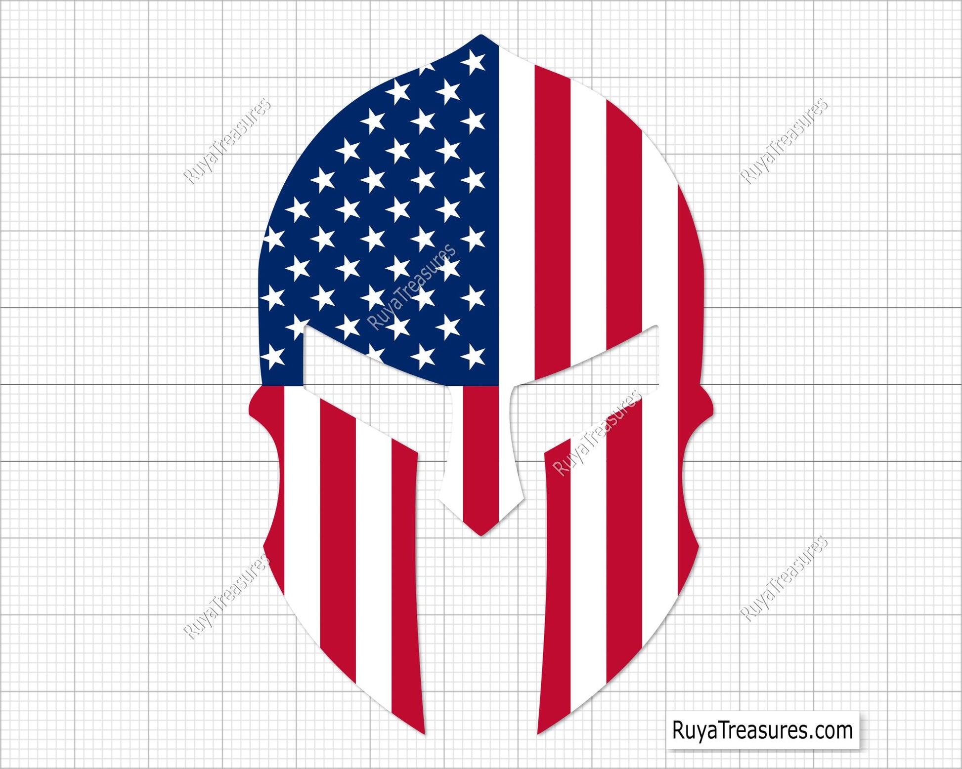 American Spartan Svg