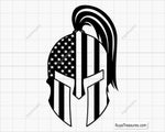 American Spartan Svg