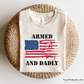 Armed And Dadly Svg