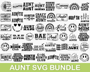 Auntie Svg Bundle