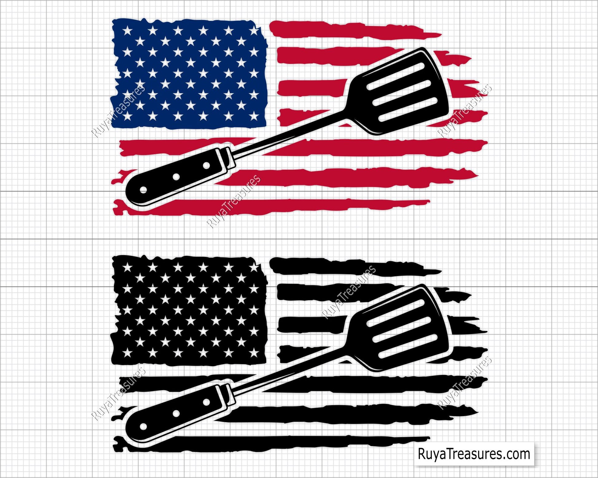 BBQ Flag Svg Png