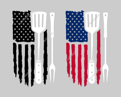 BBQ Flag Svg Png 